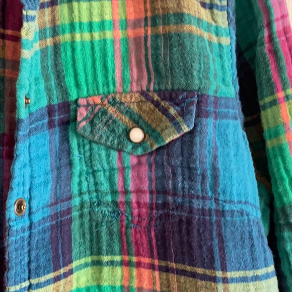 Long sleeve button-up flannel size medium - Picture 2 of 6